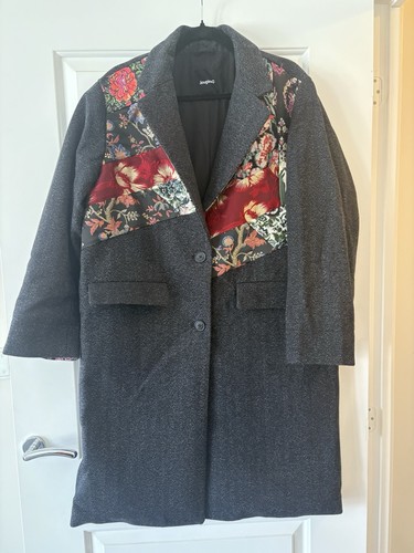 Desigual grey herringbone - desigual,