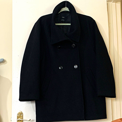 Mng women black - pea, coat