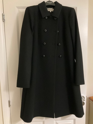 Hobbs fonda black wool coat - hobbs,