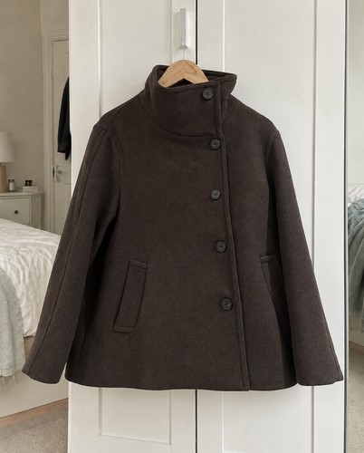 Zara women brown wool - zara,