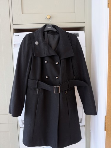 Wool blend black - black, belt