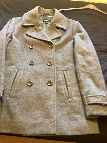 Lands end women grey wool - lands',