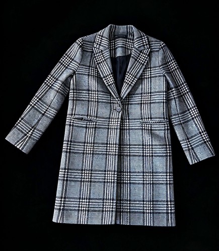 Zara woman plaid - plaid, tweed