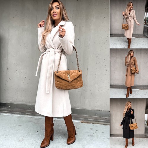 Women wool blend trench - women's,