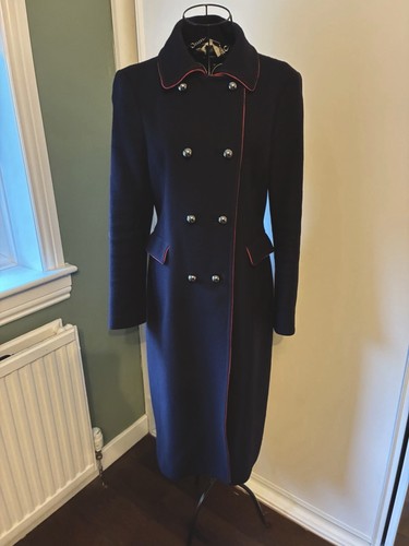 Hobbs carla navy wool military - hobbs,
