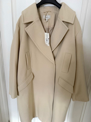 Beige mid length wool - m&s, mid-length