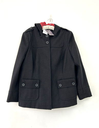 Evans coat women hooded wool - coat,