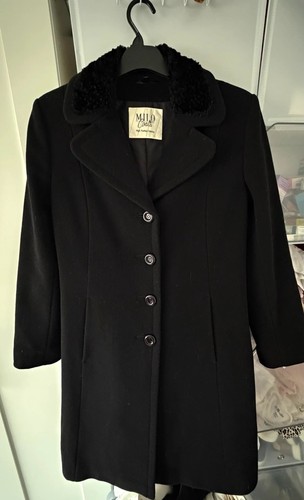Milo women black - black, wool