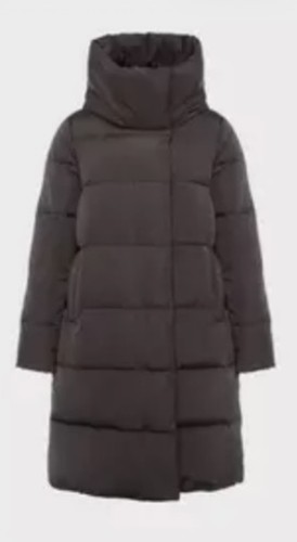 Hobbs black puffa coat - puffa, size