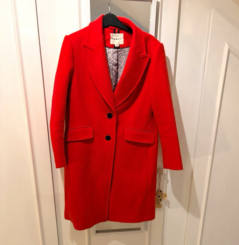 Boden red wool felt - boden, overcoat