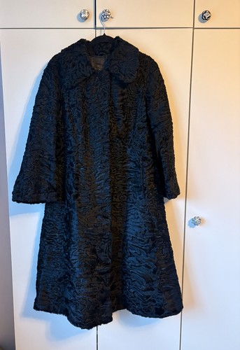 Real pelt based black karakul - pelt-based,,