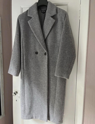 Whistles grey long - whistles, wool