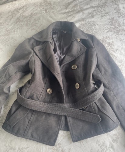 Women grey double - grey, breasted