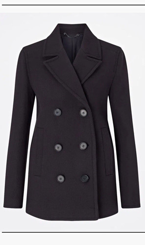 Jigsaw navy wool cashmere - navy,