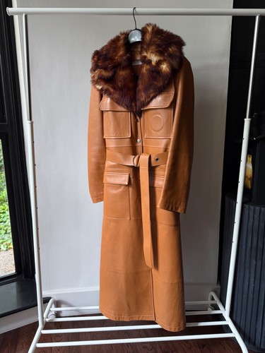 Chloe leather coat - , with