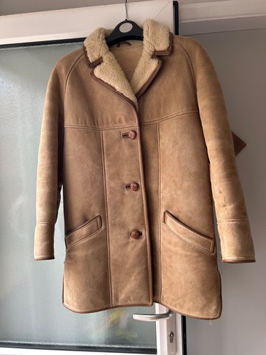 Womens sheepskin coat - sheepskin,