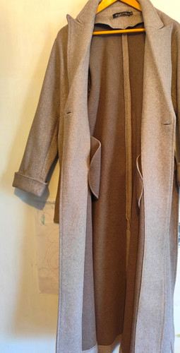 Asos boiled wool beige long - boiled,